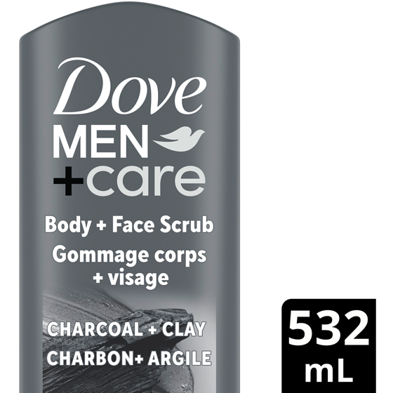 Dove Exfoliant Nettoyant Profond Gel douche pour le corps et le visage 532 ml, 1,41 $/100ml