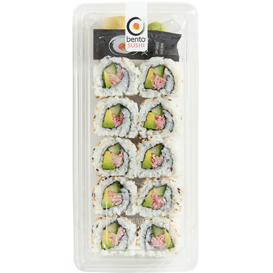 Bento California Roll (After 11am) 215 g, $3.95/100g
