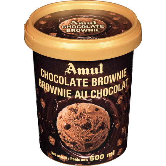 Amul Chocolate Brownie 500 ml, $1.40/100ml