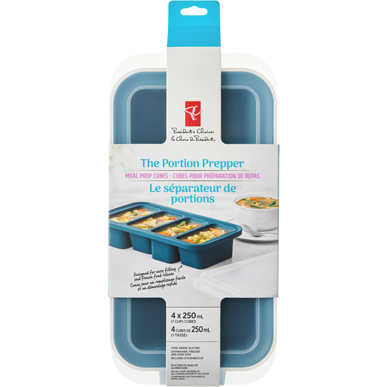 President's Choice The Portion Prepper Meal Prep Cubes, 1 cup cubes 1 ea, $15.00/1ea