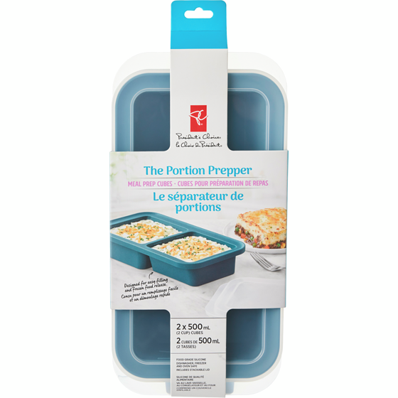 President's Choice The Portion Prepper Meal Prep Cubes, 2 cup cubes 1 ea, $7.94/1ea