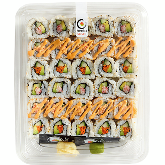 Bento Paquet Familial de Californien (Après 11h) 654 g, 2,75 $/100g