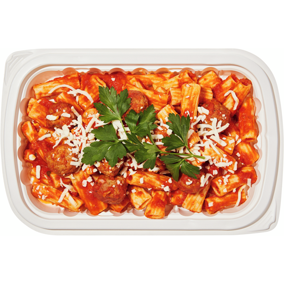 null Rigatoni sauce marinara avec boulettes de viande, petit 470 g, 1,70 $/100g