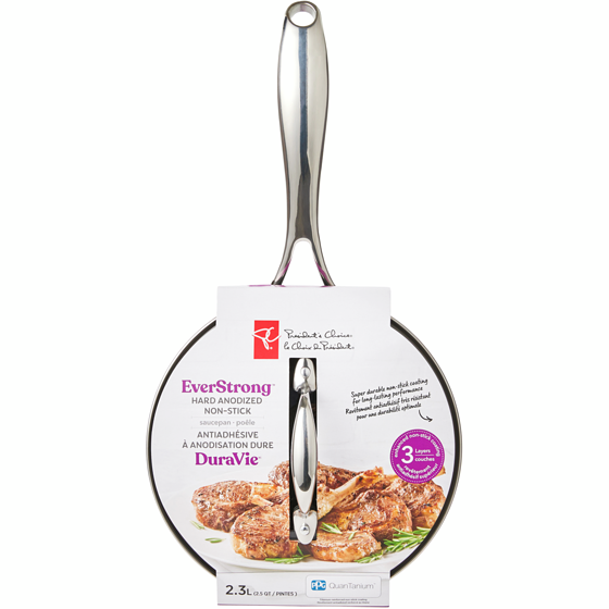President's Choice EverStrong Non-Stick Saucepan 1 ea, $26.00/1ea