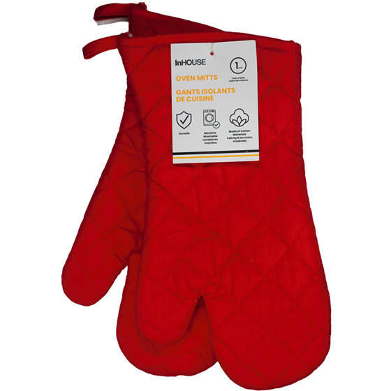 InHouse Oven Mit Red 1 ea, $6.00/1ea