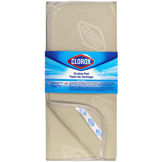 Clorox Embossed Drying Mat With Mesh Backing Tan 1 ea, $10.00/1ea