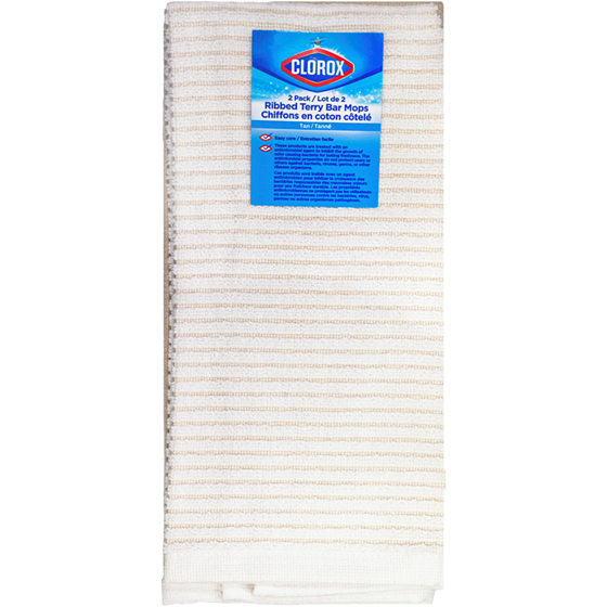Clorox 2 Pack Terry Rib Kt Set Tan 2 ea, $7.50/1ea