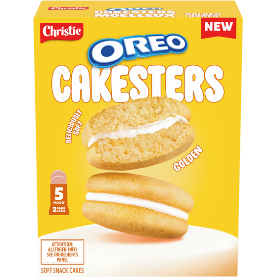 Christie OREO Cakesters Soft Snack Cakes, Snack Packs, Golden 285 g, $2.28/100g