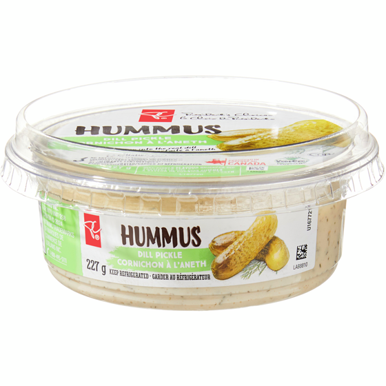 President's Choice Dill Pickle Hummus  227 g, $1.89/100g