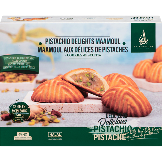 Saadeddin Pistachio Delights Maamoul 240 g, $4.58/100g