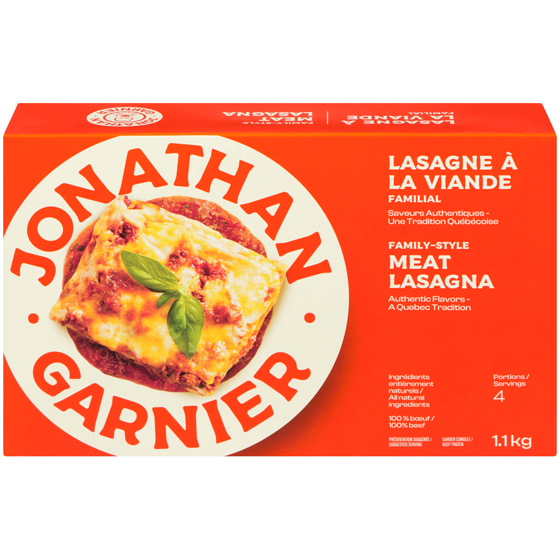Jonathan Garnier Family-Style Meat Lasagna 1.1 kg, $0.91/100g