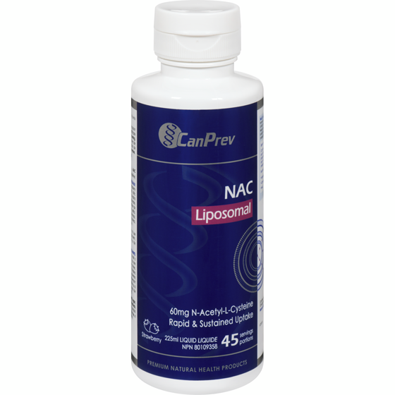CanPrev Liposomal Nac 60 Mg Strawberry Liquid 225 ml, $17.33/100ml
