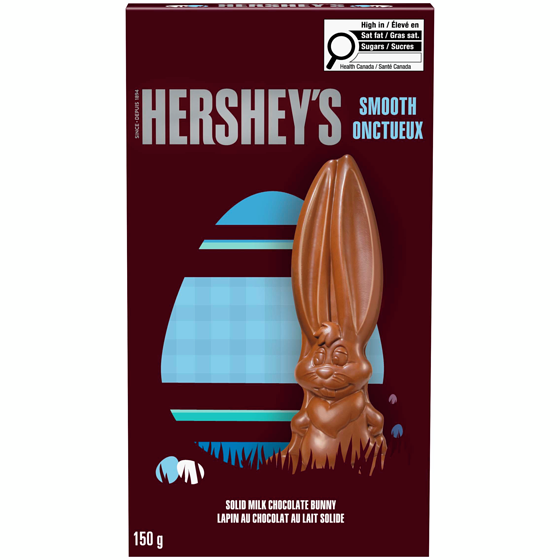 Hershey's Solid Milk Chocolate Bunny Smooth 150 g, $4.67/100g