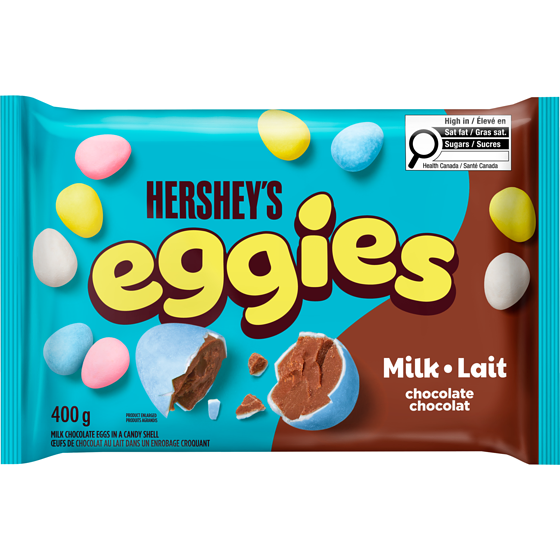 Hershey's Eggies Milk Chocolate Eggs In A Candy Shell 400 g, $2.00/100g