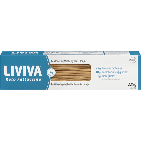LIVIVA Pasta Keto Fettuccine 255 g, $3.13/100g