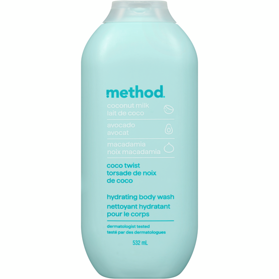 Method Hydrating Body Wash Coco Twist 532 ml, $1.55/100ml