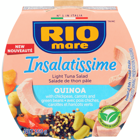 Rio Mare Salade légère au thon Insalatissime quinoa 160 g, 3,31 $/100g