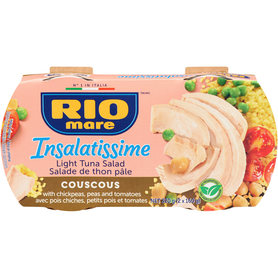 Rio Mare Insalatissime salade de thon pâle couscous 160 g, 5,93 $/100g