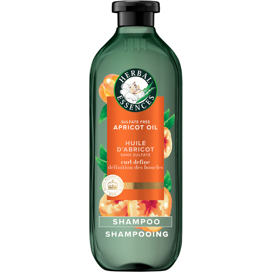 Herbal Essences Apricot Oil Sulfate Free Shampoo, Defines Curls, with Certified Camellia Oil and Aloe Vera, For All Hair Types, Especially Curly Hair 400 ml, $2.50/100ml