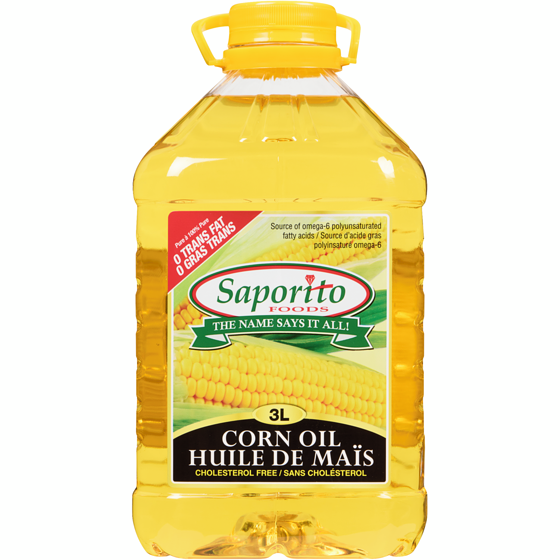 Saporito Corn Oil 3 l, $0.50/100ml