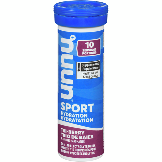Nuun Hydration sport trio de baies aromatisé 10 ea, 1,20 $/1ch