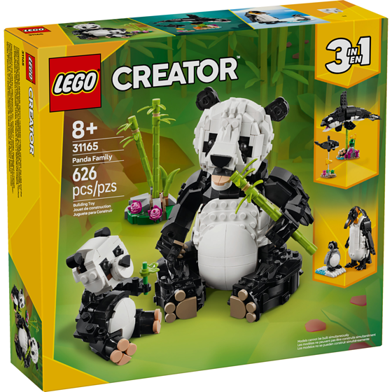 LEGO Creator Wild Animals: Panda Family 31165 1 ea, $50.00/1ea
