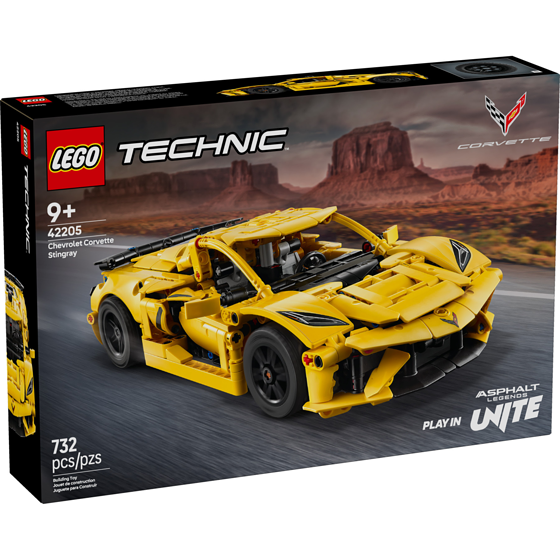 LEGO Technic Chevrolet Corvette Stingray 42205 1 ea, $80.00/1ea