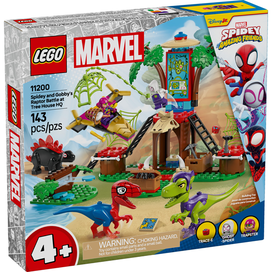 LEGO Spidey Spidey and Gobby's Raptor Battle at Tree House HQ 11200 1 ea, $70.00/1ea