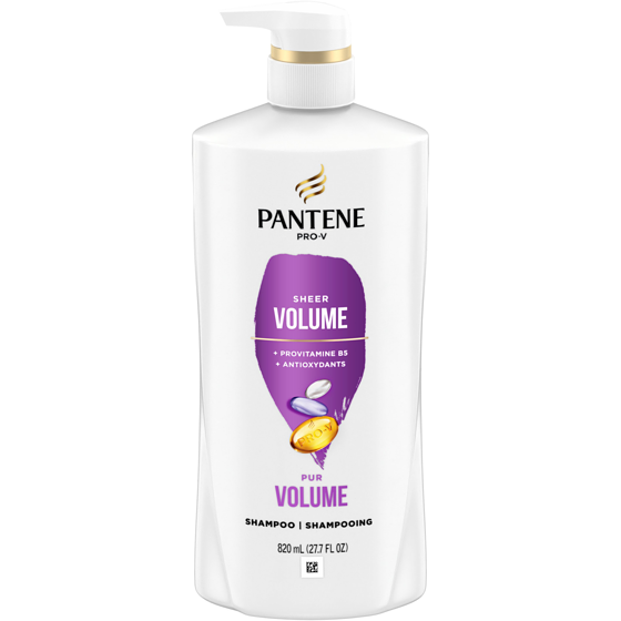 Pantene Shampooing Pur volume 72H de densité 820mL/27,7ozliq. 820 ml, 1,83 $/100ml