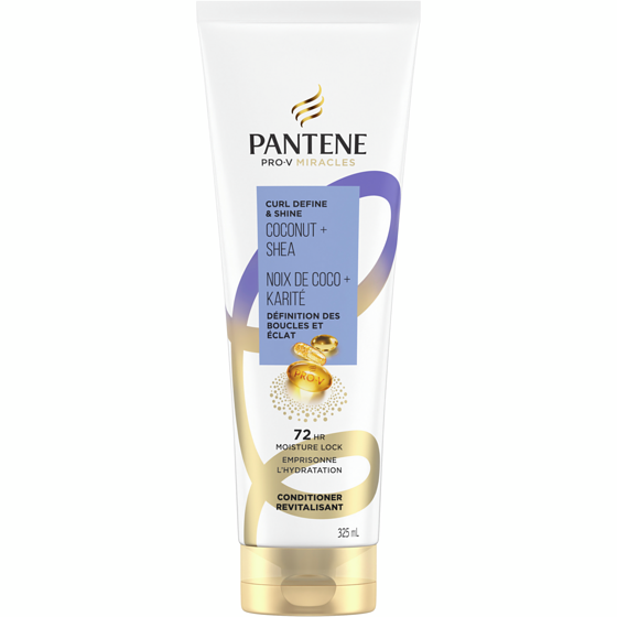 Pantene Revitalisant Pro-V Miracles Définition des boucles et éclat Noix de coco + karité 1Minute Miracle, 325mL 325 ml, 4,30 $/100ml