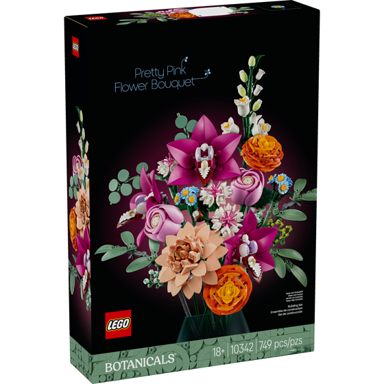 LEGO Botanicals Pretty Pink Flower Bouquet 10342 1 ea, $80.00/1ea