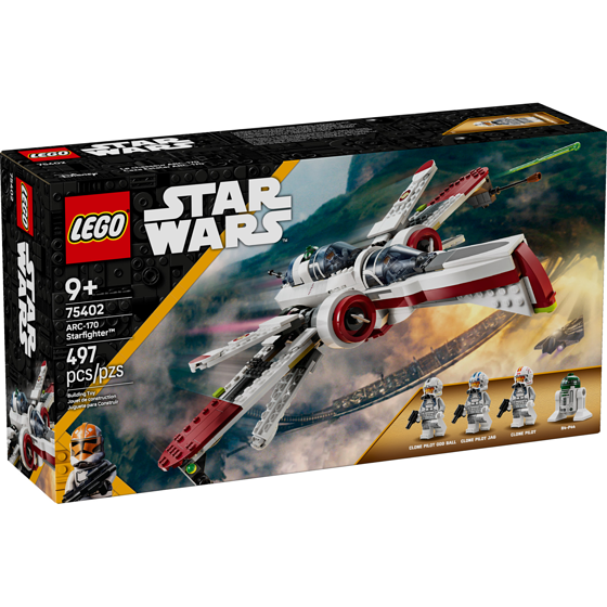 LEGO Star Wars ARC-170 Starfighter™ 75402 1 ea, $90.00/1ea