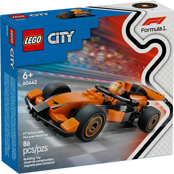 LEGO City Formula 1 F1® Driver with McLaren Race Car 60442 1 ea, $17.00/1ea