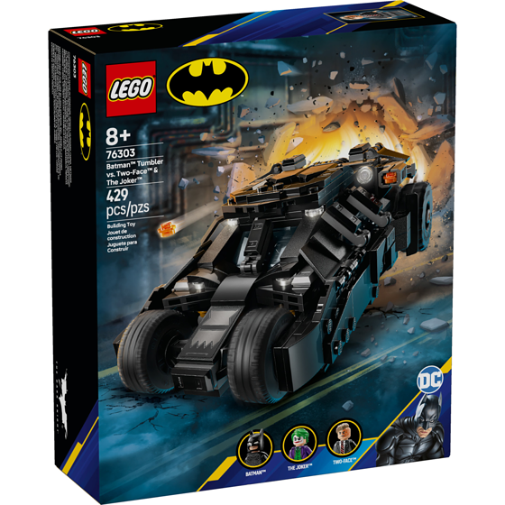 LEGO Super Heroes DC Batman™ Tumbler vs. Two-Face™ & The Joker™ 76303 1 ea, $80.00/1ea