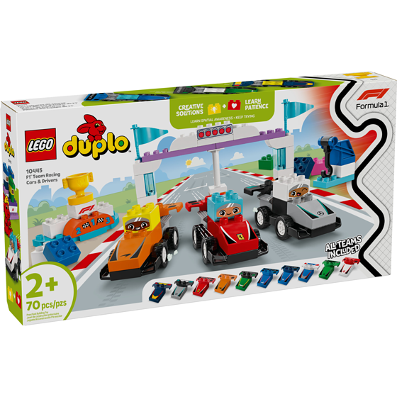 LEGO DUPLO Town F1® Team Race Cars & Drivers 10445 1 ea, $60.00/1ea