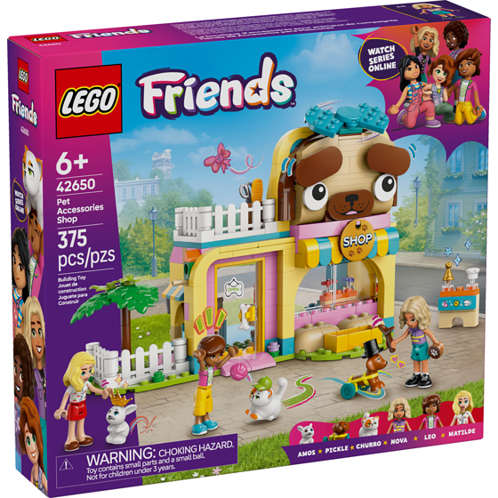 LEGO Friends Pet Accessories Shop 42650 1 ea, $50.00/1ea