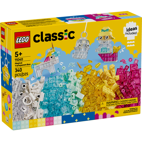 LEGO Classic Magical Transparent Box 11040 1 ea, $33.00/1ea
