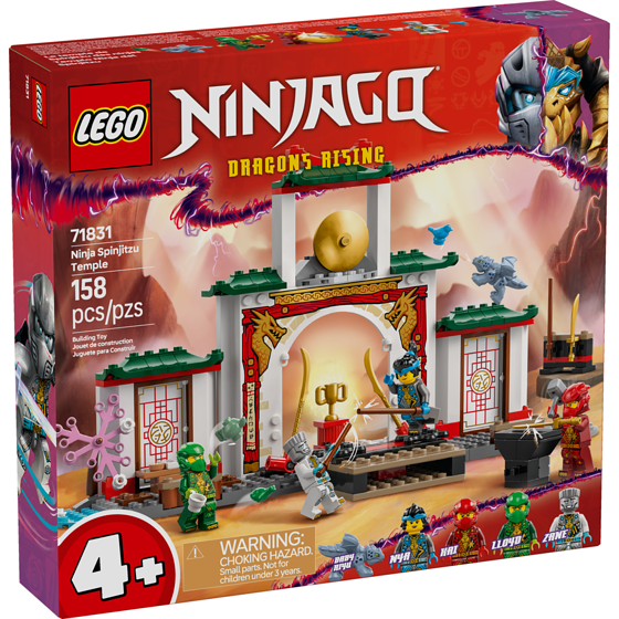 LEGO Ninjago Ninja Spinjitzu Temple 71831 1 ea, $50.00/1ea