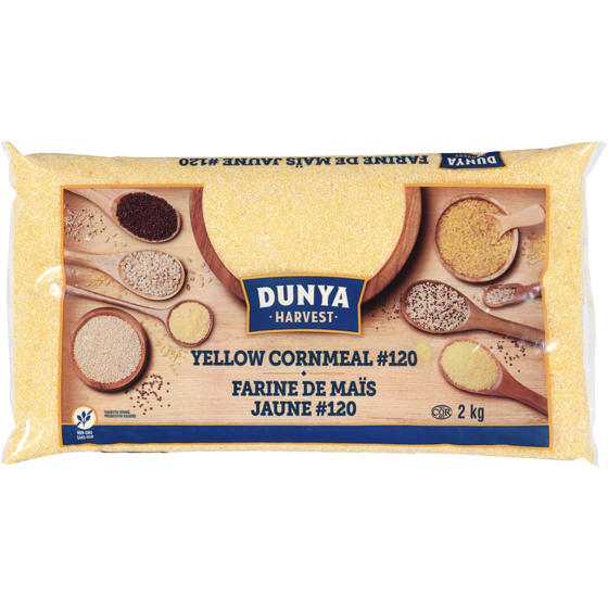 Dunya Yellow Cornmeal #120 2 kg, $0.19/100g