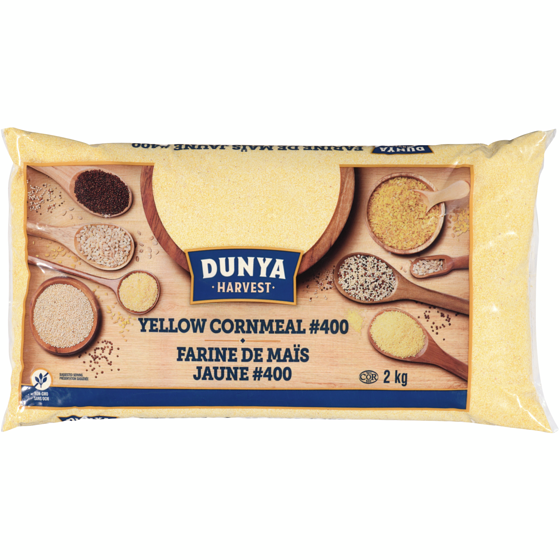 Dunya Yellow Cornmeal #400 2 kg, $0.20/100g