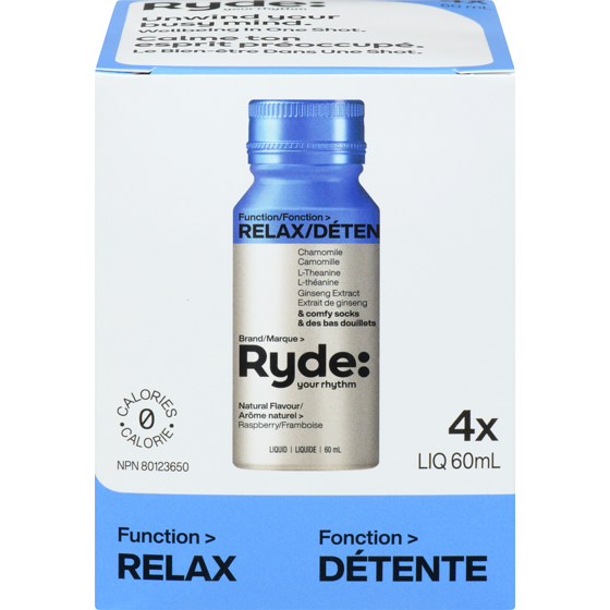 Ryde Relax 4x60.0 ml, $7.08/100ml