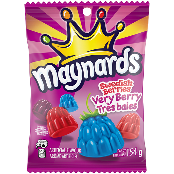 Maynards Swedish Berries Very Berry 154 g, $1.95/100g