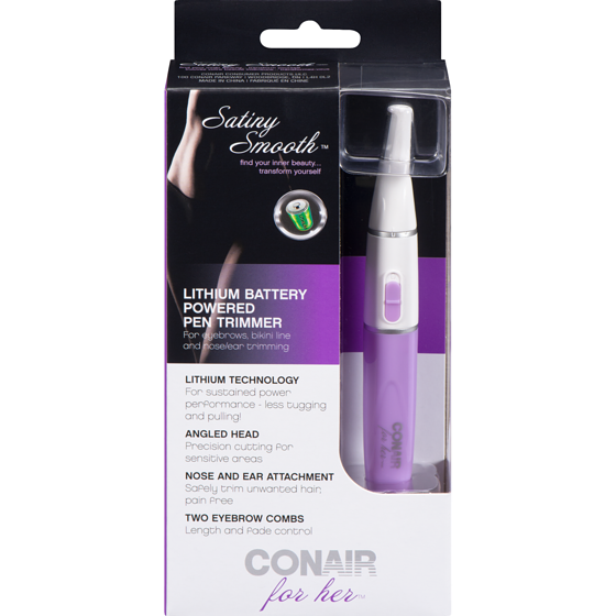 Conair For Her Satiny Smooth Pen Trimmer Lithium Battery Powered 1 ea, $18.99/1ea