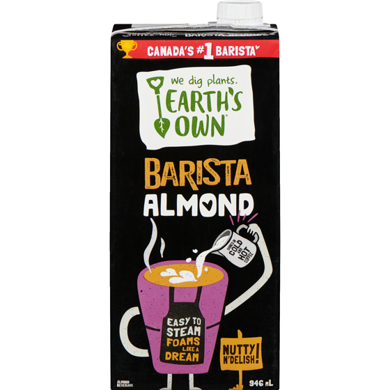 Earth's Own Almond Beverage Barista Almond 946 ml, $0.58/100ml