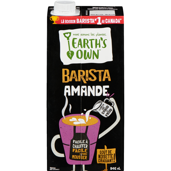 Earth’s Own Boisson aux amandes barista amande 946 ml, 0,53 $/100ml