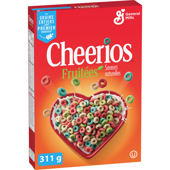 General Mills Cheerios Fruitees Saveurs Naturelles Cereales 311 g, 1,13 $/100g
