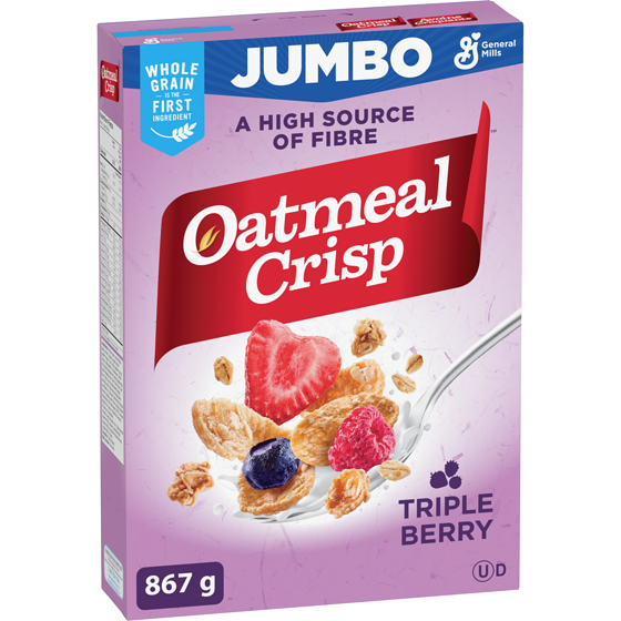 General Mills Triple Berry Jumbo 867 g, $1.15/100g