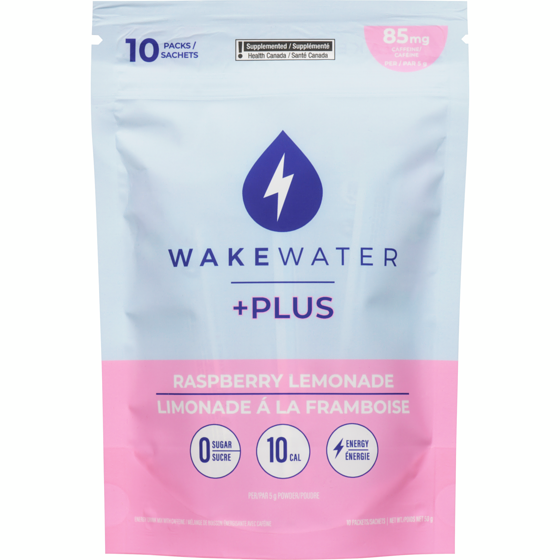 Wakewater +Plus Powder Raspberry Lemonade 50 g, $59.98/100g