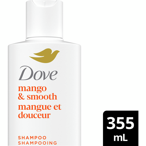 Dove Mango & Smooth Shampoo (Shine & Moisture) 355 ml, $2.39/100ml