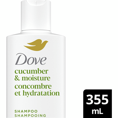 Dove Cucumber Moisture Dull Hair Shampoo 355 ml, $1.79/100ml